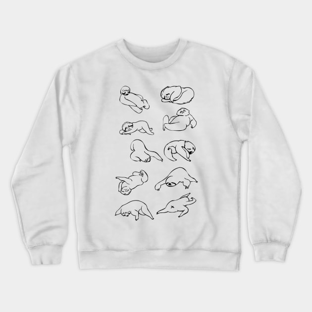 More Sleep Sloth Crewneck Sweatshirt by huebucket